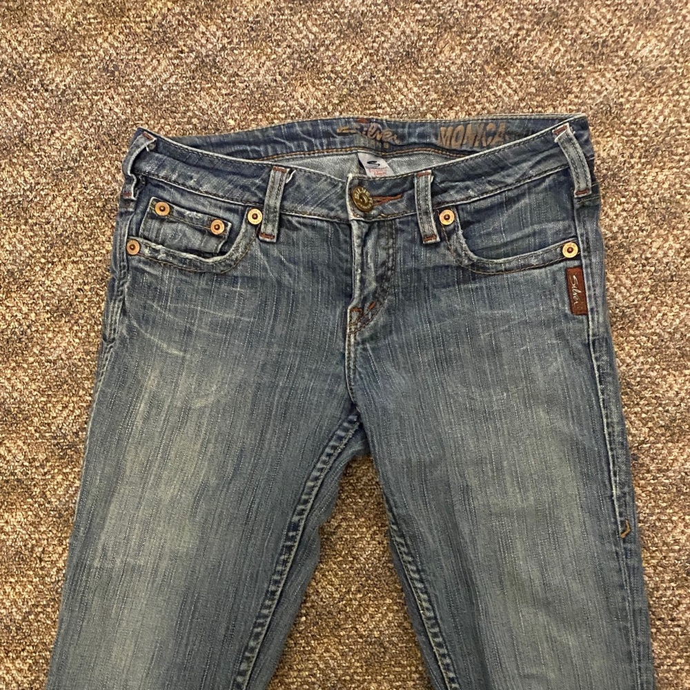 Silver Jeans Women’s Skinny Faded Blue Denim